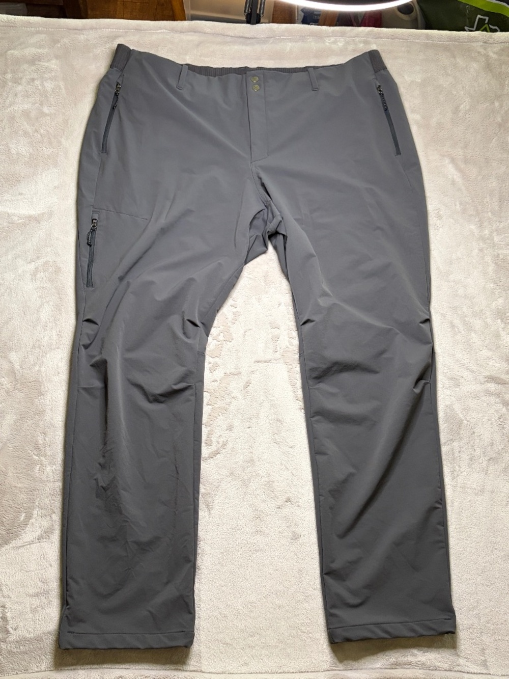 REI Co-Op Activator Pants Womens 2X Gray Softshell Stretch Hiking Outdoor